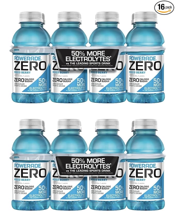 WESTERNMBY Sport Drink 16 pack 12 fl oz (12 OZ Zero Mixed Berry)