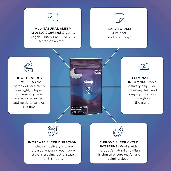 Zleep - Sleep Patches w/Dream Complex and Melatonin