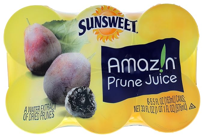Sunsweet Amazin' Prune Juice 5.5 Fl Oz Can (pack of 6)