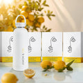 LEMON &amp CO. 8-Week Starter Kit Bundle – Liquid Collagen for Women + Insulated Bottle - 5000mg Marine Collagen Peptides for Skin Nails Hair &amp Gut Health | Organic Lemons Vitamin C No Preser