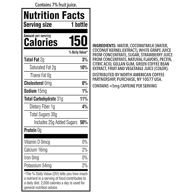 Starbucks Pink Drink Strawberry Acai with Coconut Milk 14oz Bottles (24 Pack)