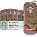 Starbucks Doubleshot Energy Drink Coffee Beverage Mocha Iced Coffee 15 fl oz Cans (12 Pack)