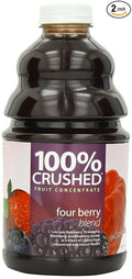 Dr. Smoothie 100% Crushed Fruit Smoothie Four Berry 46-Ounce Bottles (Pack of 2)