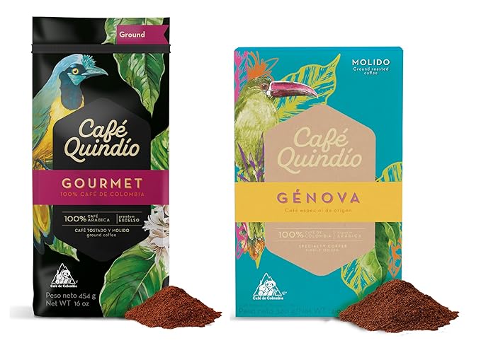Gourmet Ground Coffee + Genova Ground Coffee