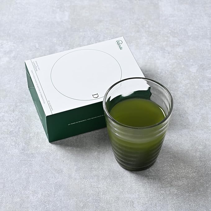 Manda Wellness Superdrink| Prebiotic and Probiotic Delicious Green Juice Made in Japan | Support Your Gut Health Support Your Immune (30 sachets)