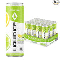 Liquid Ice Energy Drink - Zero Sugar With Electrolytes For Hydration Natural Caffeine 120mg Caffeine L- Theanine Antioxidant Support Clean Focused Energy with Green Tea Extract COQ10 Citrus Li