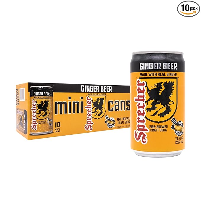 Sprecher Ginger Beer 7.5 fl oz Mini Cans (10 Pack)