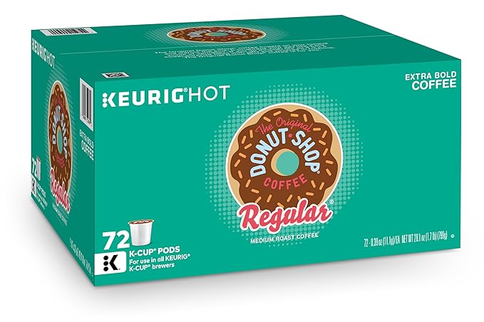 The Original Donut Shop Keurig Single-Serve K-Cup Pods Medium Roast Coffee 72 Count