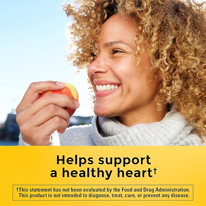 Nature Made CholestOff Plus Dietary Supplement for Heart Health Support 100 Softgels 25 Day Supply