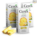 Ceres 100% All Natural Pure Fruit Juice Blend Pineapple - Gluten and Cholesterol Free Rich in Vitamin C No Added Sugar or Preservatives - 33.8 Fl Oz (3)
