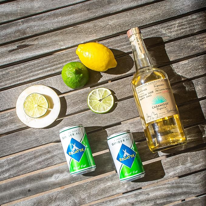 Royal Oak Ginger Ale by Regatta Case of 24 Sleek Mini Cans 7.5oz Each Premium Soda and Cocktail Mixer