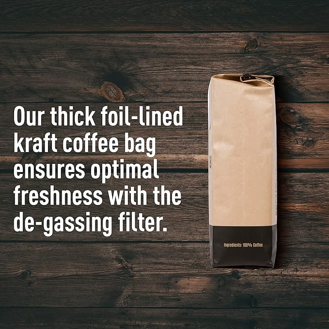 Screen 18 Specialty Grade Premium Kenya AA Ground Coffee Single Origin Medium Dark Roast 1 LB