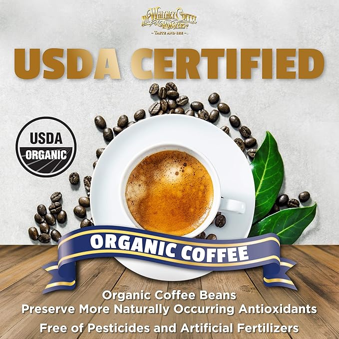 Mt. Whitney Organic French Roast Dark Roast Low Acid Coffee (Whole Bean 5 Lb)