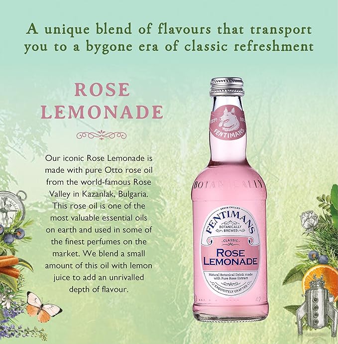 FENTIMANS Rose Lemonade Soda 750 ML