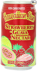 Hawaiian Sun Nectar Strawberry-Guava 11.5-Ounce (Pack of 24)