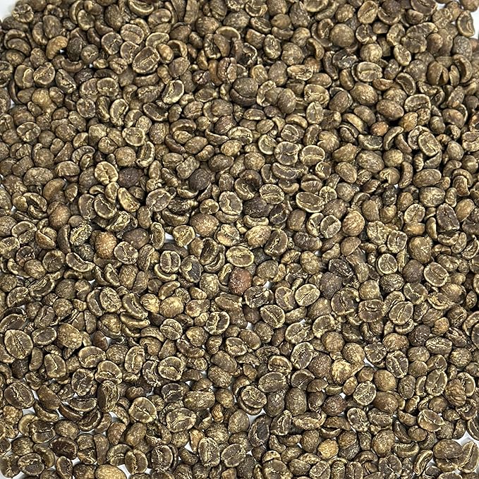Current Crop Roasting Shop Bali Hai Organic Decaf Coffee Beans – Unroasted Green Coffee – Swiss Water Process – Indonesia Blend – Smooth &amp Balanced with Cocoa &amp Marshmallow Notes - 5 Pound Bag