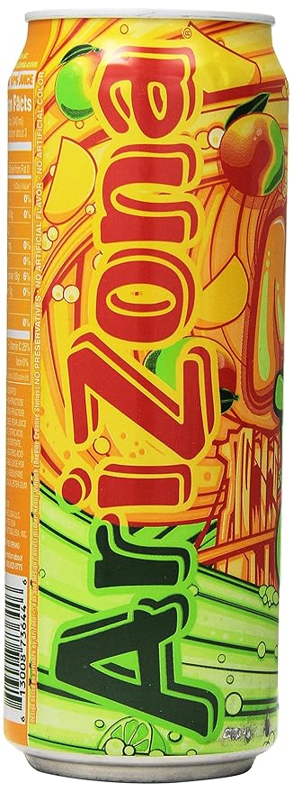 AriZona Lime Rickey Mango 23 Ounce (Pack of 24)