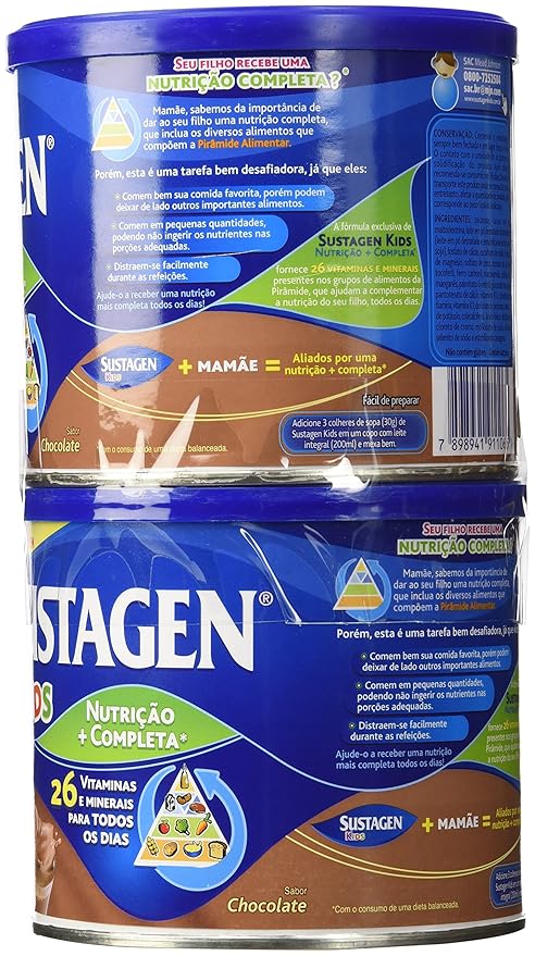 Sustagen Kids 380g Instant Chocolate Drink Mix (Pack of 2)