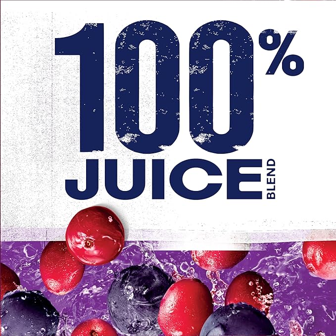 Ocean Spray® 100% Juice Cranberry Grape Juice Blend 64 Fl Oz Bottle (Pack of 8)