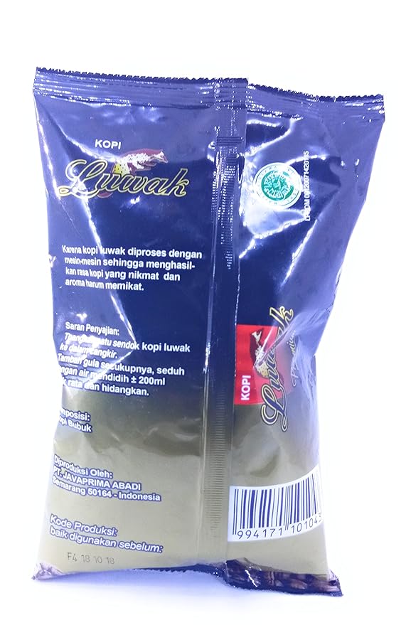 Luwak Kopi Premium - Ground Coffee 165 Gram (Pack of 3)