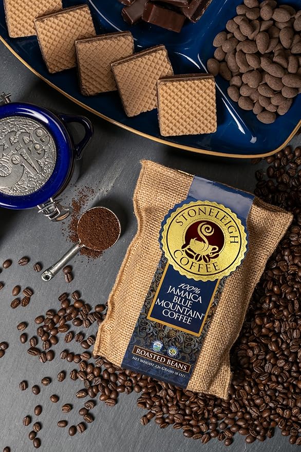 Stoneleigh 100% Jamaica Blue Mountain Coffee Whole Beans 8oz