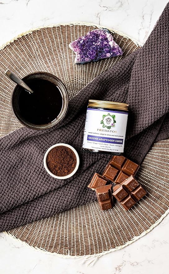 Predator Wild Adaptogen Coffee - Mushrooms and Adaptogens - Free of Caffeine