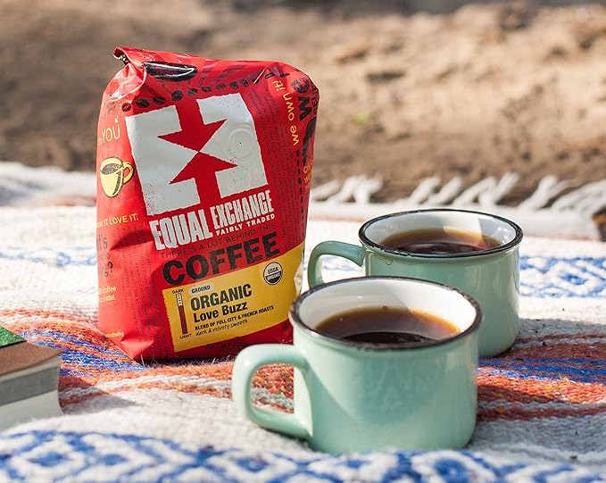 Equal Exchange Organic Ground French Roast Malted Chocolate 10 Ounce