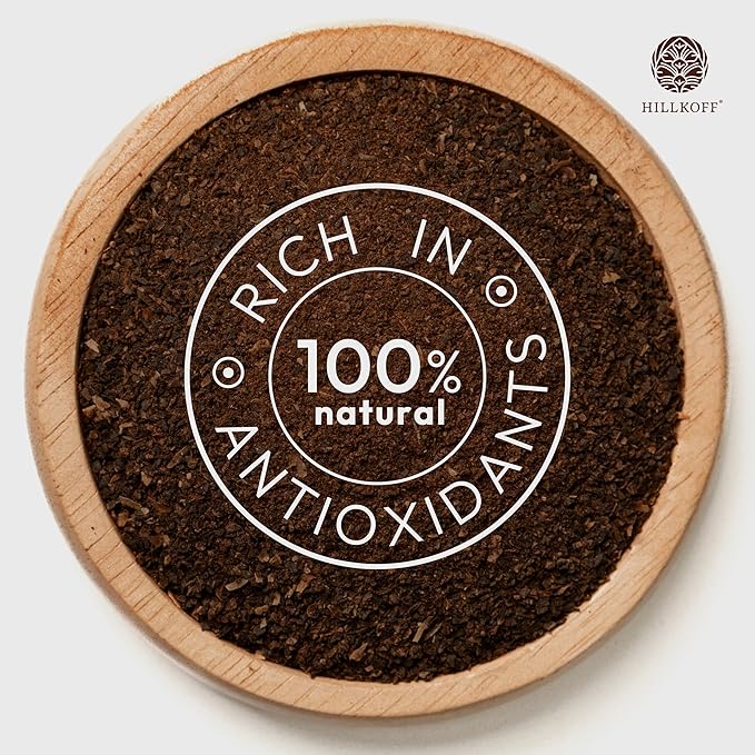 Hillkoff Cascara Sweet - Ground Coffee Cherry Tea 100% Coffee Fruit Husk Fruity Antioxidant-Rich Ground Husk 500 g