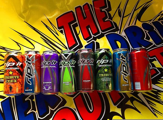 Rip It Energy Drink Variety 16 oz (16 Cans)