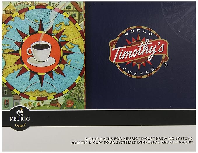 Timothy's World Coffee Morning Blend K-Cup Portion Pack for Keurig K-Cup Brewers 24-Count (Pack of 2)