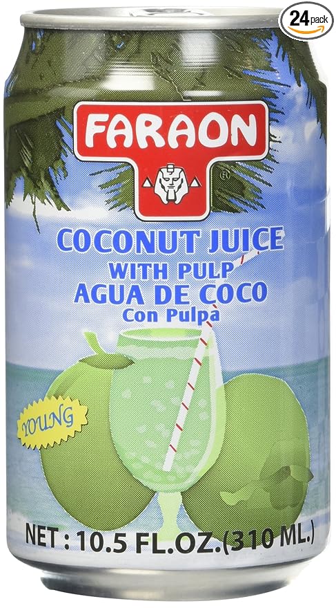 FARAON Coconut Juice 10.5 Ounce (Pack of 24)