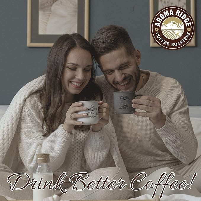 Aroma Ridge Haiti Blue Coffee Single Origin Single Estate - Blue Pine Forest Estate Medium Fresh Roasted Mellow Smooth Creamy Whole Bean 1 pound bag
