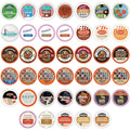 Crazy Cups Pod Variety Pack - Unique Flavors of Chocolate Vanilla Caramel Coffee Capsules Flavored Coffee 40 Count