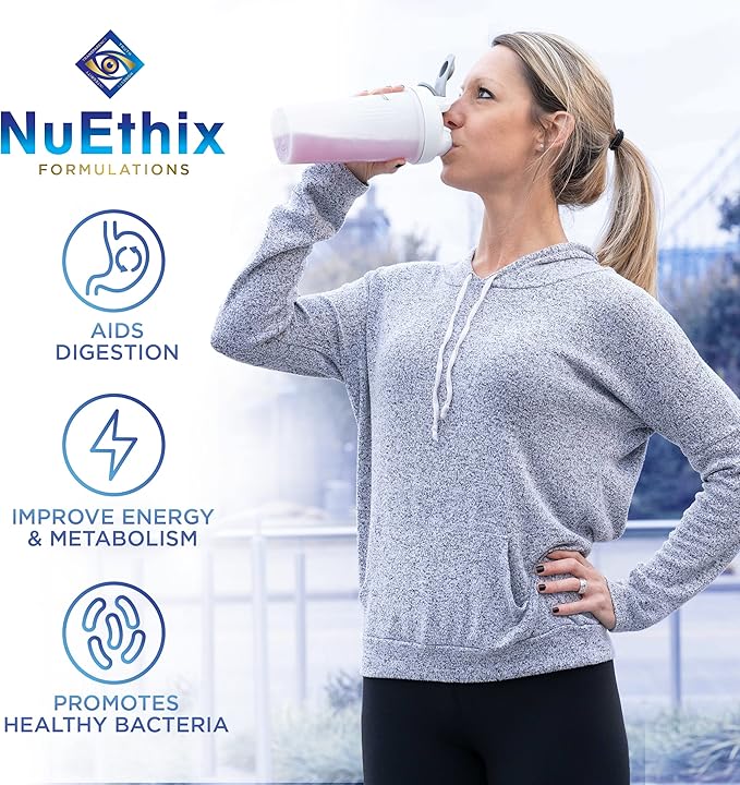 NuEthix Formulations Gourmet Greens Drink Powder Dietary Supplement with Fruit and Vegetable Superfoods and Probiotics Espresso 27 Servings