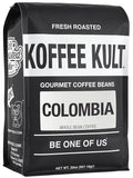 Koffee Kult Colombian Medium Roast Coffee Beans 100% Single Origin Colombia Arabica Whole Bean (Whole Bean 32oz)