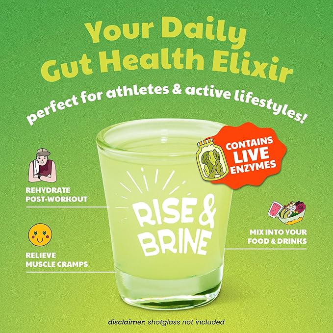 Olive My Pickle Probiotic Dill Pickle Juice for Leg Cramps - 58.5 oz | 3 Pack Dill Pickle Brine Juice with Turmeric &amp Black Pepper Probiotic Pickle Shots &amp Digestive Enzymes - 39 Pickle Juice