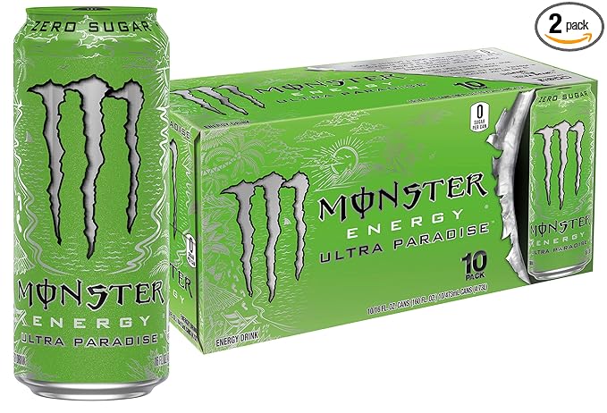 Monster Energy Drink Ultra Paradise 16 Fl Oz (Pack Of 10)