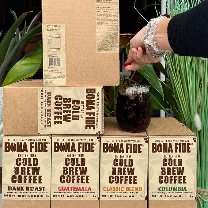 Better Than Cold Brew Coffee - Guatemala 3L (101 Fl Oz) Bag in Box with Tap | Premium Single-Origin Coffee Smooth &amp Rich Flavor | Eco-Friendly Packaging