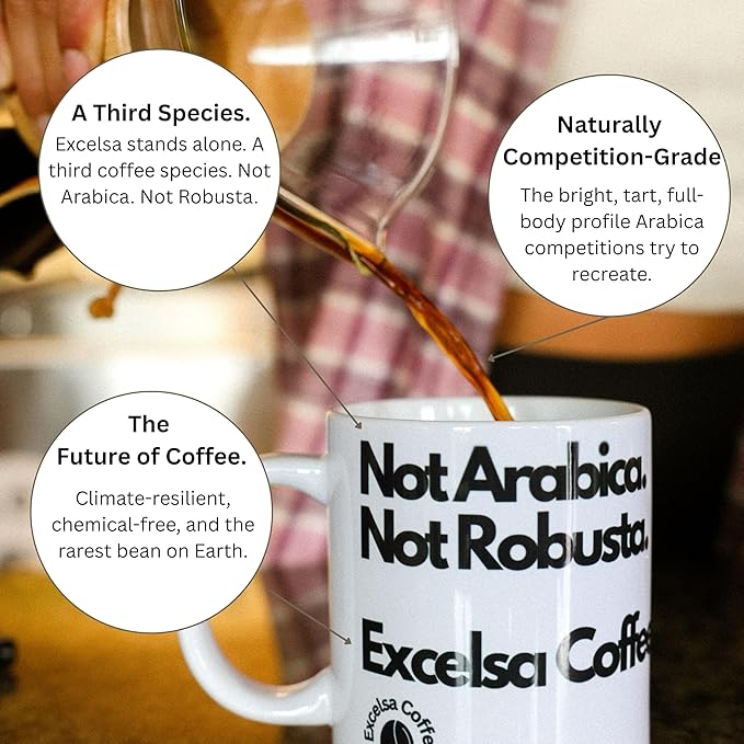 Excelsa Coffee – Vietnam Green Coffee Beans Unroasted 5 lbs | Rare Species Home Roasting Bright Fruity Flavor Low Caffeine