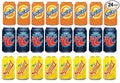 LUV-BOX Variety Soda pack  pack of 24  12 fl oz  SUNKIST ORANGE SODA  RC COLA  SQUIRT GRAPEFRUIT SODA