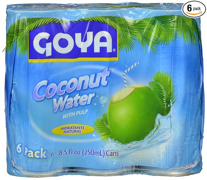 Goya Coconut Water 8.5 Fl Oz (Pack of 6)