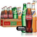 Mexican Coke Fiesta Pack 12 fl oz Glass Bottles 12 Pack