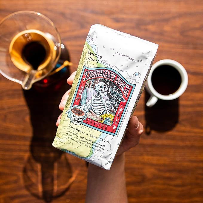 Raven's Brew Ground Coffee Variety Pack - 3 Delicious Flavors - Three Peckered Billy Goat Deadman's Reach and Double Dead - 12oz each