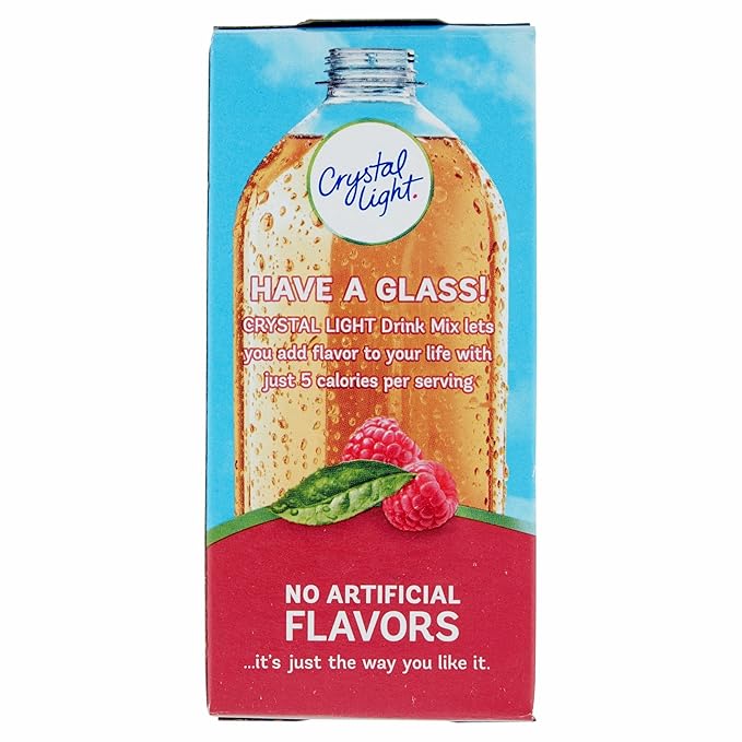 Crystal Light On The Go Raspberry Green Tea 10-Packet Box (Pack of 6)