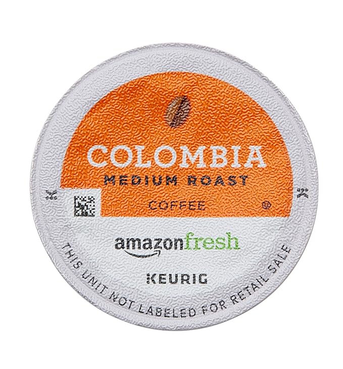 AmazonFresh 80 Ct. K-Cups Colombia Medium Roast Keurig K-Cup Brewer Compatible