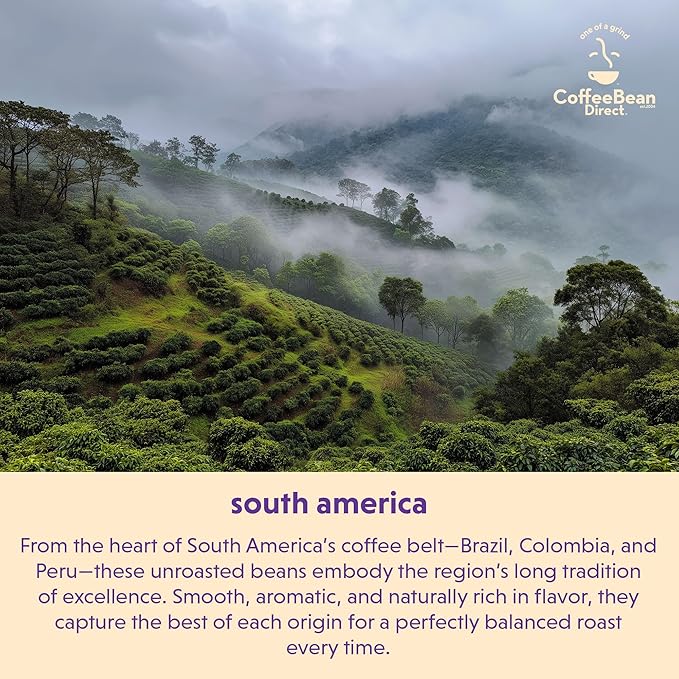 Coffee Bean Direct Unroasted Peru High Grown 5 Pound (Pack of 1)