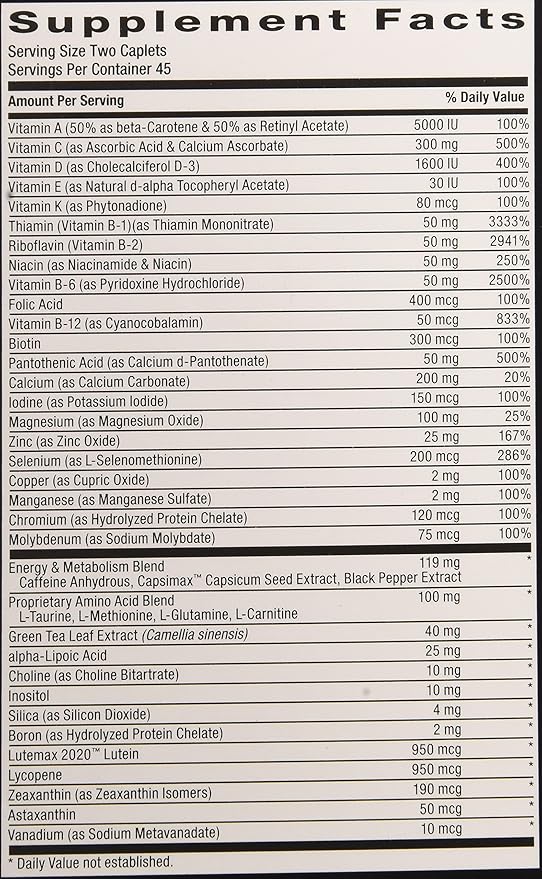 GNC Mega Men Energy and Metabolism Supplement 90 Count