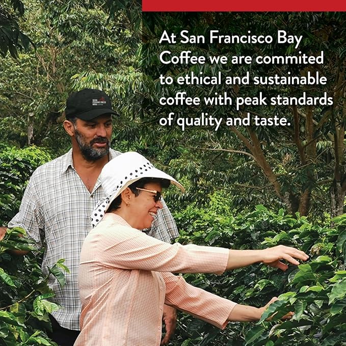 San Francisco Bay Compostable Coffee Pods - Organic Sumatra (80 Ct) K Cup Compatible including Keurig 2.0 Medium Roast