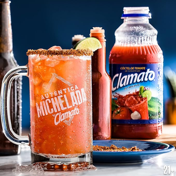 Clamato Original Tomato Cocktail 64 fl oz bottles (Pack of 8)