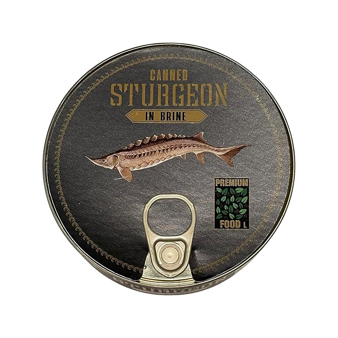 Sturgeon in Own Natural Juice by EcoFood (Pack of 3) 8.5 oz | 240 g